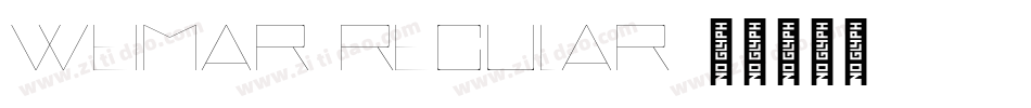Weimar Regular字体转换